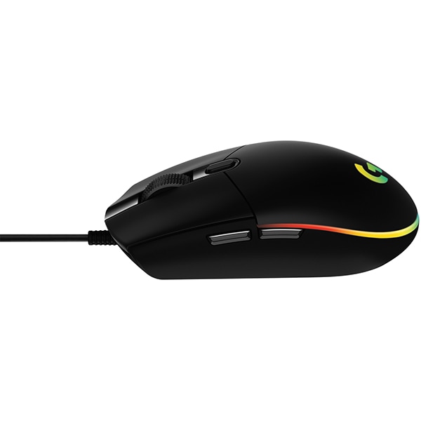 Mouse Gaming cu Fir Logitech G102 Lightsync, 8000 DPI, RGB, Negru - imagine 3