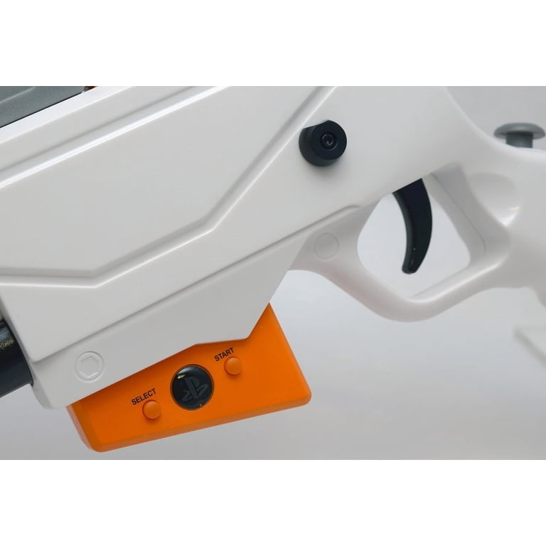 Controller Gun Cabela's Top Shot Elite Hunting Rifle Xbox 360 cu Senzor Bar IR, Wireless, Alb/Portocaliu - imagine 2