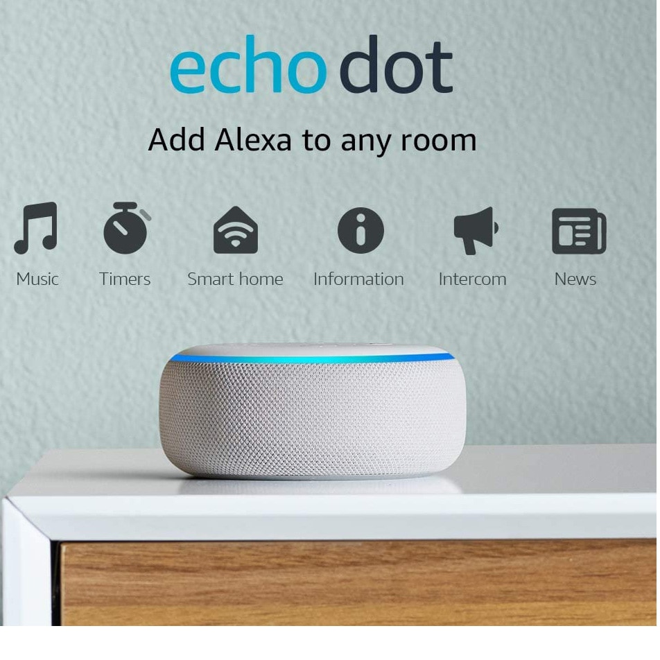 Boxa Inteligenta Amazon Echo Dot Gen 3, White - imagine 2
