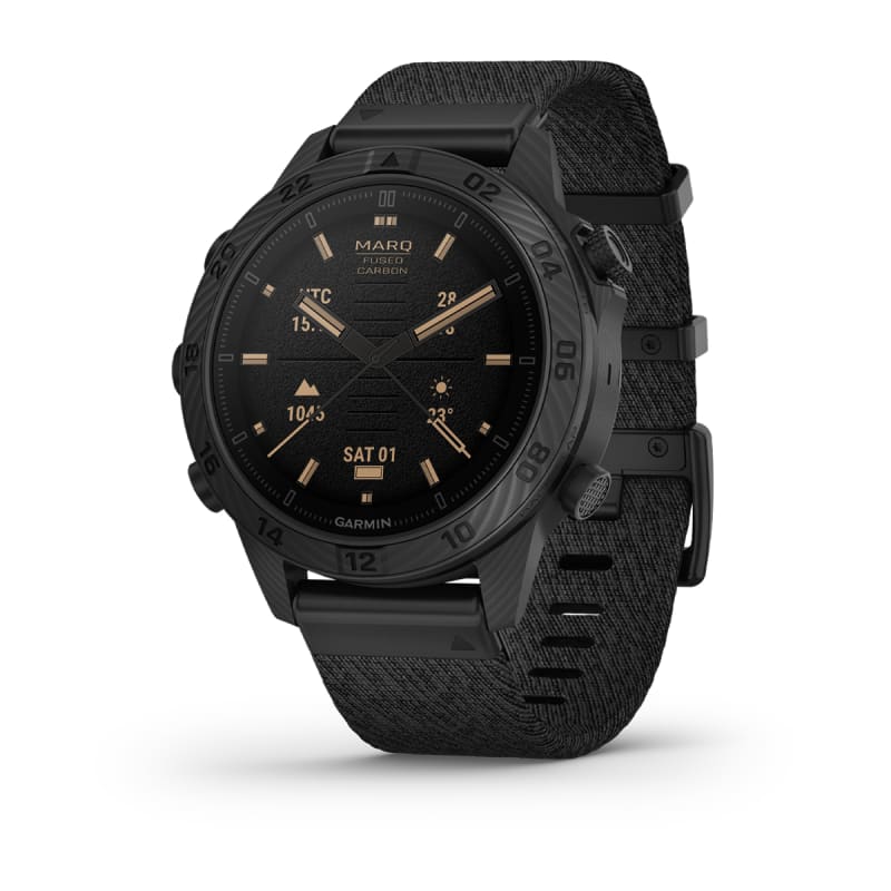 Ceas Garmin Marq ( gen 2 ) - Carbon Edition, 46 mm, AMOLED Touchscreen, Cristal Safir, Carcasa Fibră de Carbon Fuzionată - imagine 2