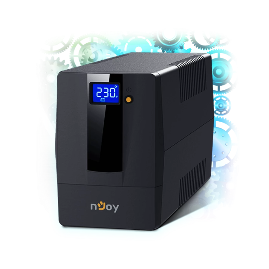 Sursa Neintreruptibila Line-Interactive nJoy Horus Plus 2000, 2000 VA/1200W, LCD Tactil - imagine 2