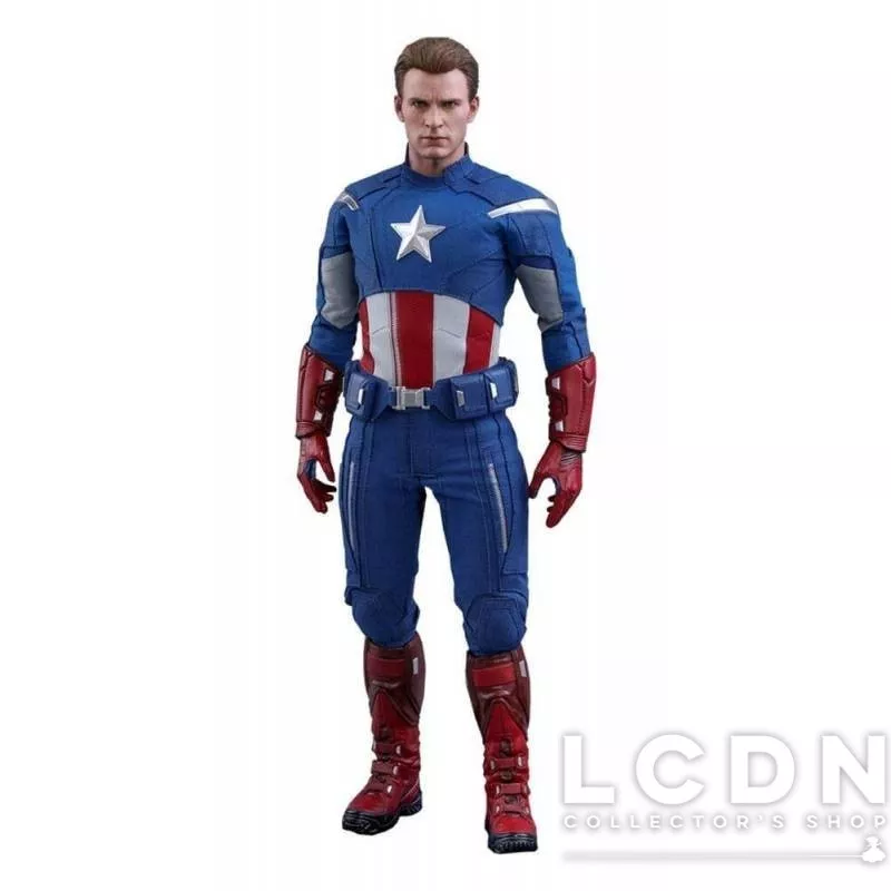 Figurina Colectie Hot Toys Captain America 2012 Versiunea MMS563, Scale 1/6, Avengers Endgame, 31 cm - imagine 2