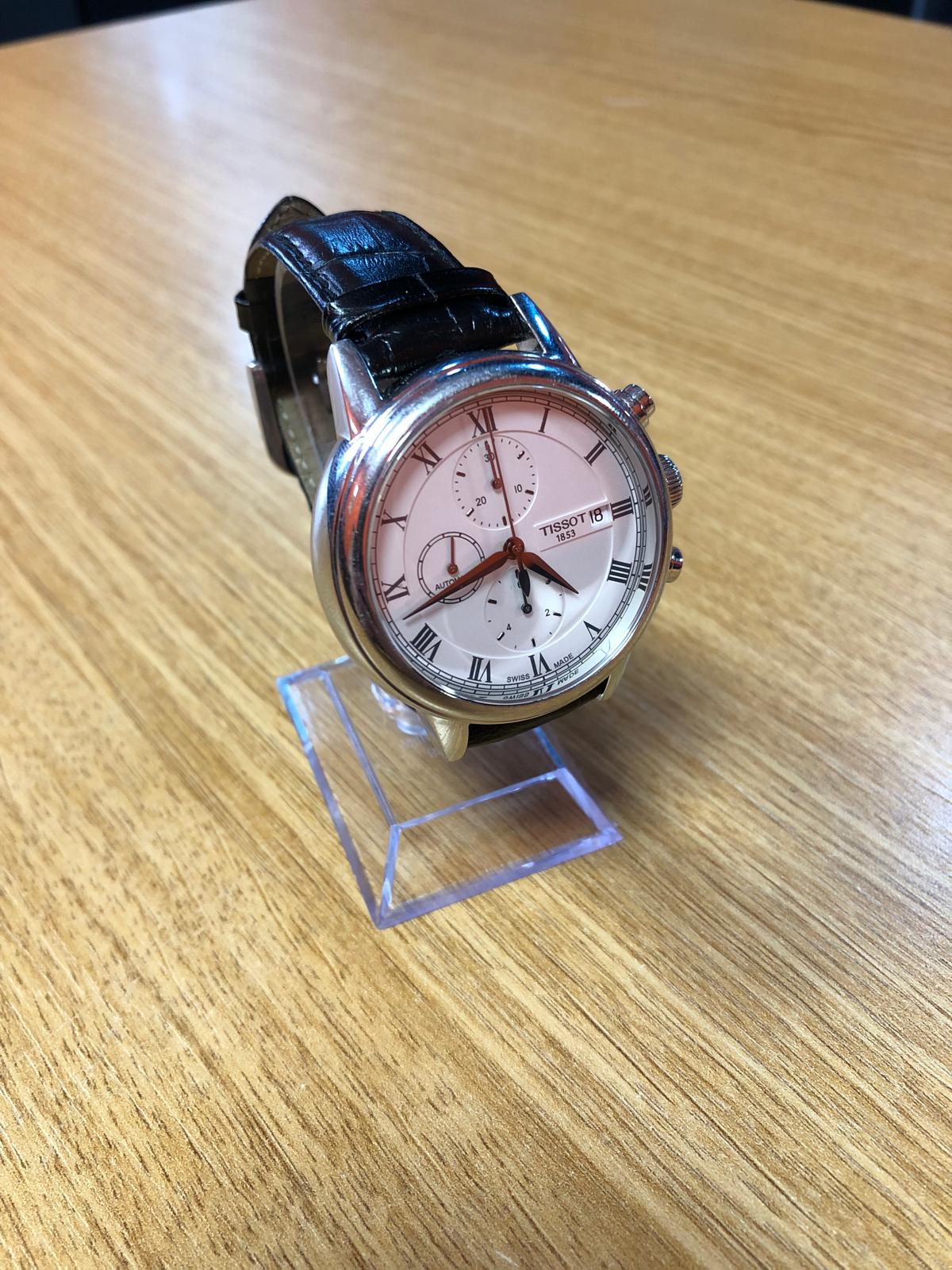 Ceas barbatesc Tissot Carson 1853 T085427A, 42 mm, Automatic, Stainless Steel, Sapphire Cristal - imagine 2