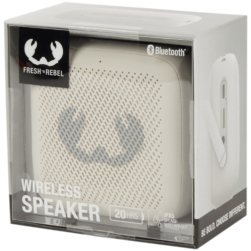 Boxa portabila Fresh'n Rebel, Wireless, Bluetooth, IPX-5, Splashproof, Slot MicroSD, Type-C, Microfon incorporat, Ice Grey - imagine 2