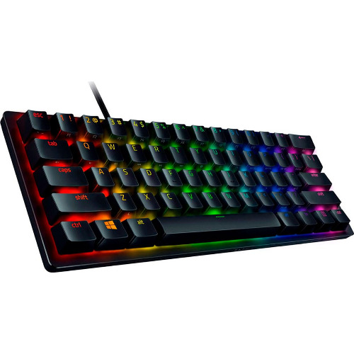 Tastatura gaming mecanica Razer Huntsman Mini, RGB, Red Switch, QWERTY, Black - imagine 2