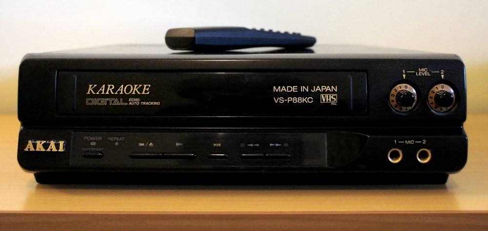 Videocasetofon Vintage VHS Akai VS-P88KC, Japan, Hi-Fi Stereo, Telecomanda