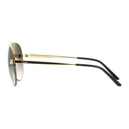 Ochelari de soare barbati Cartier Panthere Pilot CT0065S, Latime Lentile 60mm - imagine 2