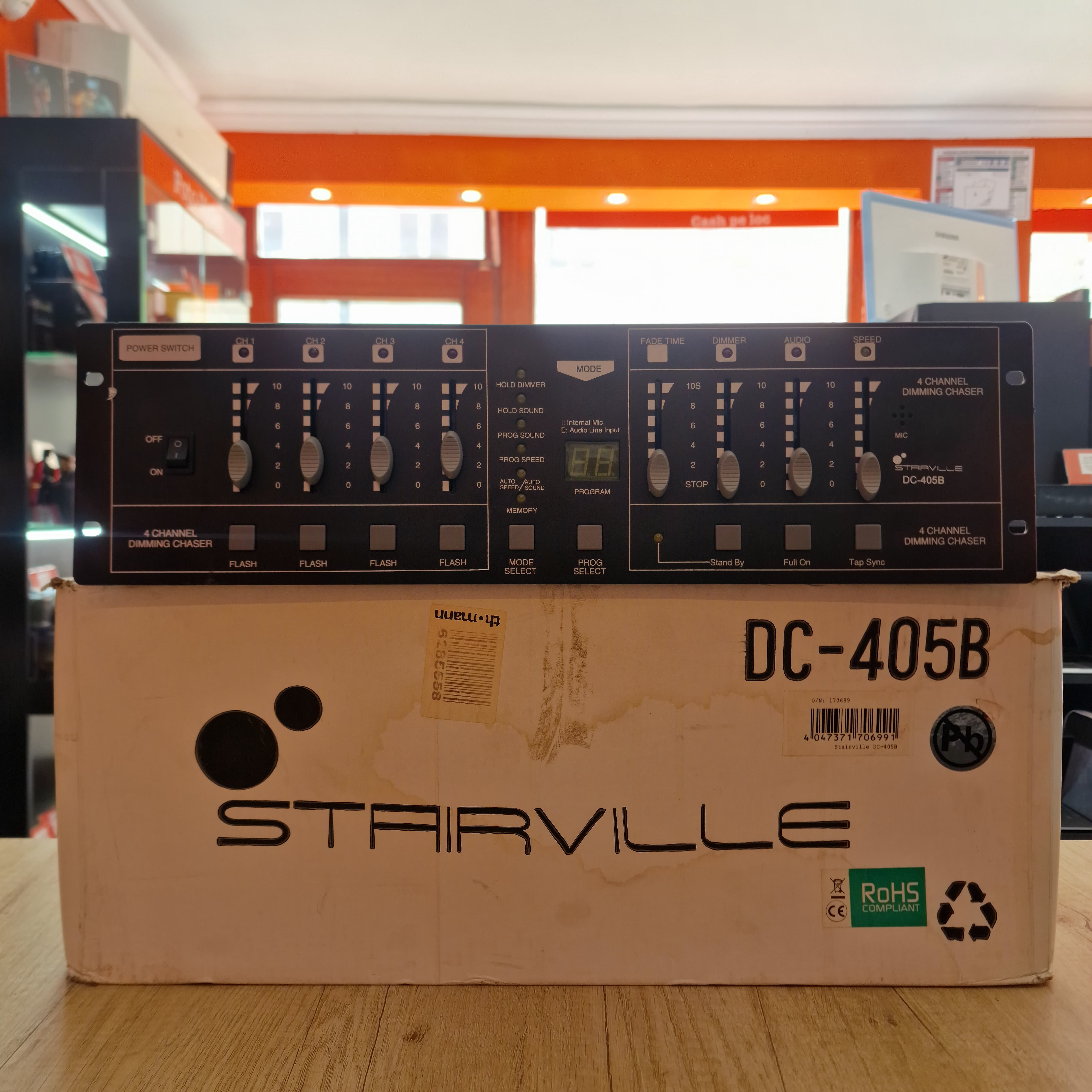 Controller Efecte si Lumini Stairville DC-405B DMX, LCD, 12 Dispozitive - imagine 2