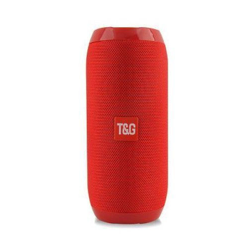 Boxa portabila T&G TG117, Bluetooth, 10W, USB, Card MicroSD, Radio FM, Autonomie 4-8 ore, IPX4, Rosu