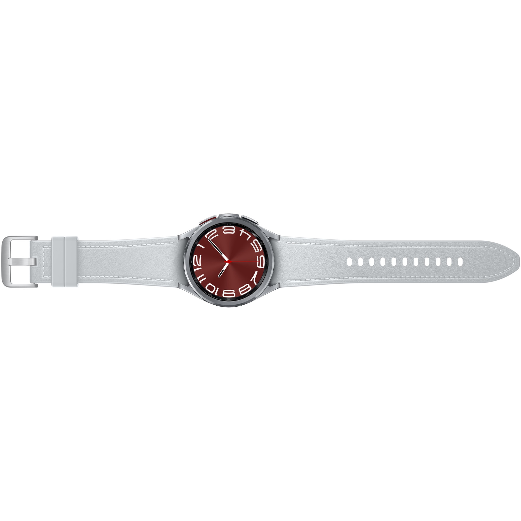 Smartwatch Samsung Galaxy Watch6 Classic SM-R950 43 mm, Bluetooth, WiFi, Ecran AMOLED, Silver - imagine 5