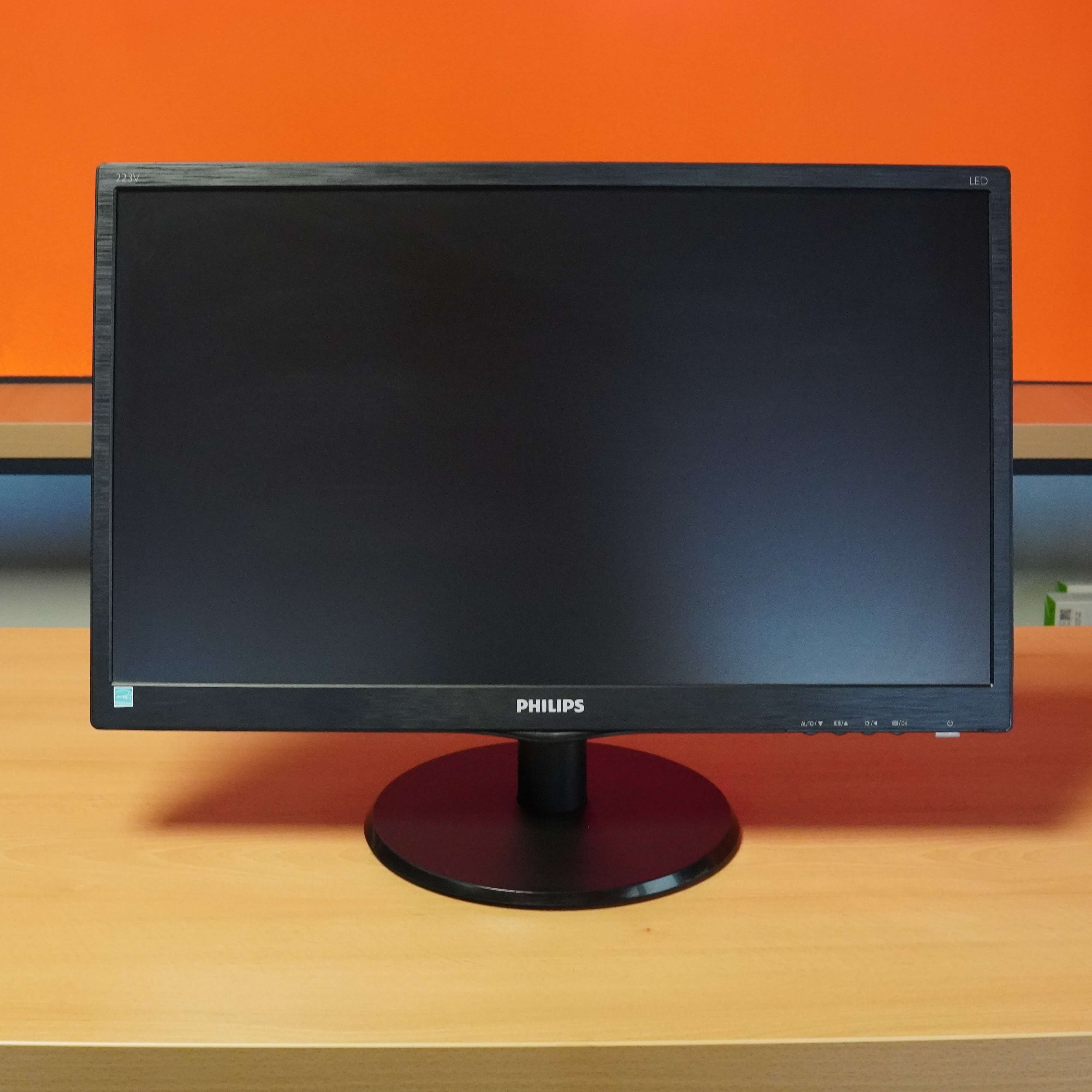 Monitor LED Philips 223V5L, 21.5", Wide, Full HD, DVI, Negru - imagine 5