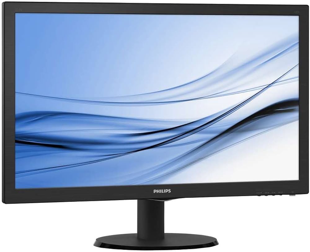Monitor LED Philips 223V5L, 21.5", Wide, Full HD, DVI, Negru