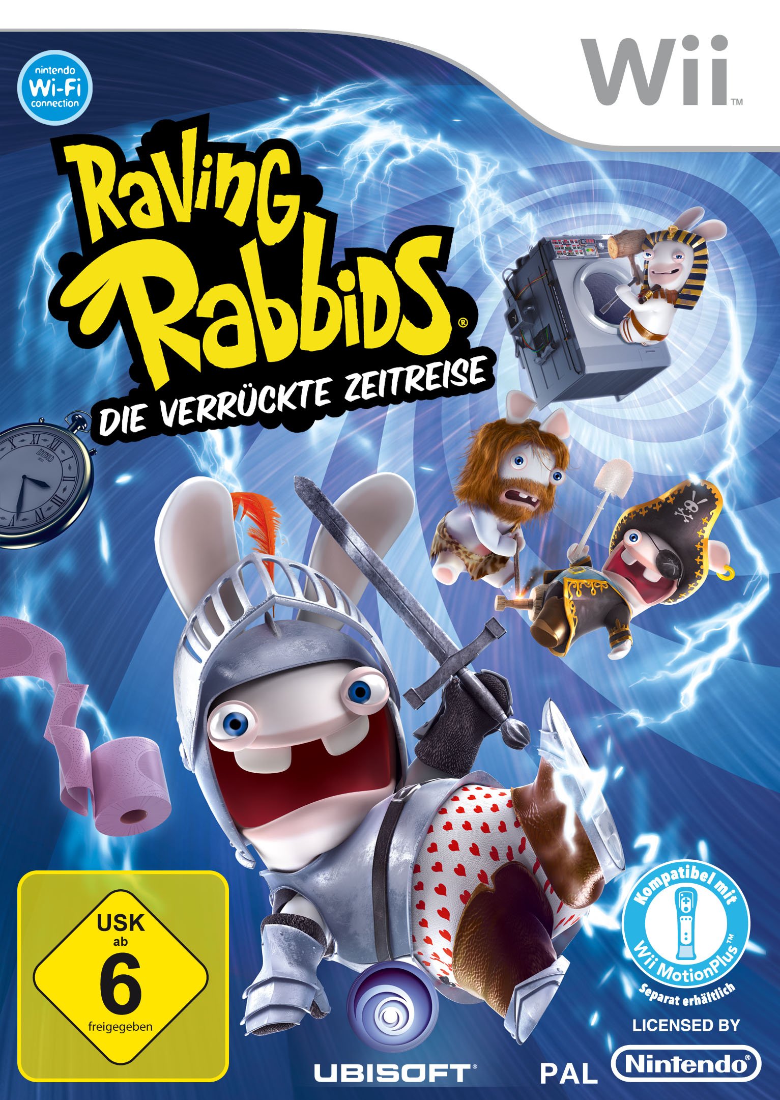 Joc Nintendo Wii Raving Rabbids Die Verrückte Zeitreise