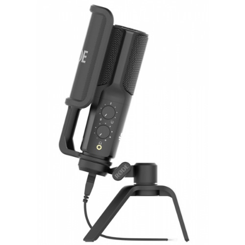 Microfon Studio Rode NT-USB+, 16 bit/48 kHz, 20 to 20000 Hz, Negru - imagine 2