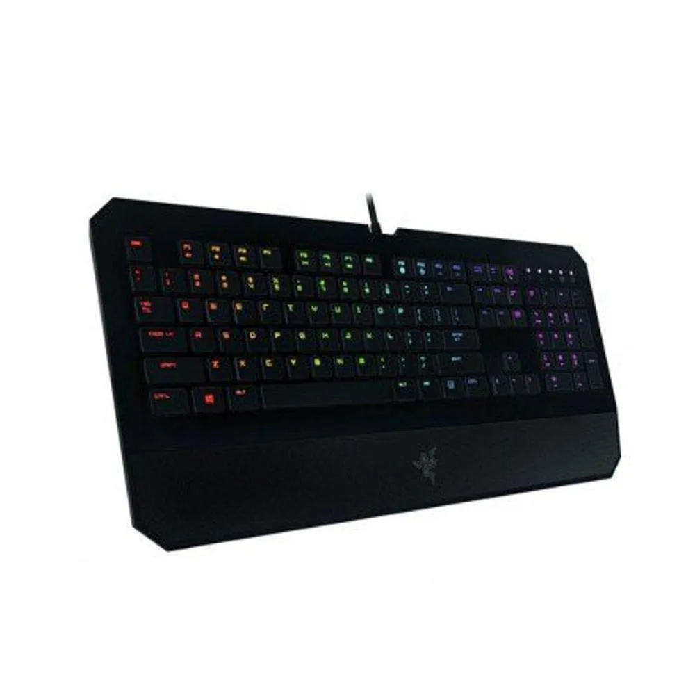 Tastatura Gaming Razer DeathStalker Chroma RZ03-0150, Membrana, Chroma RGB, USB, Black - imagine 2