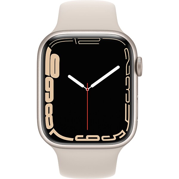 Apple Watch Series 7 45mm A2474, GPS, Aluminium Case, Starlight