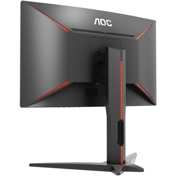 Monitor Curbat Gaming LED MVA AOC C27G1, 27 inch, Full HD, 144Hz, 1 ms, 2x HDMI, VGA, Display Port, FreeSync, Negru/Rosu - imagine 3