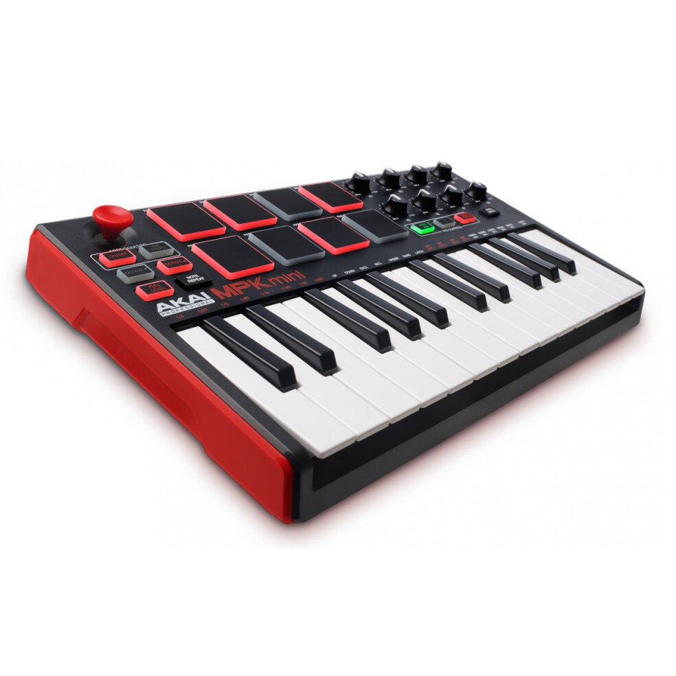 AKAI Professional MPK mini Play MK2, 25 de mini clape, paduri LED si knoburi - imagine 2