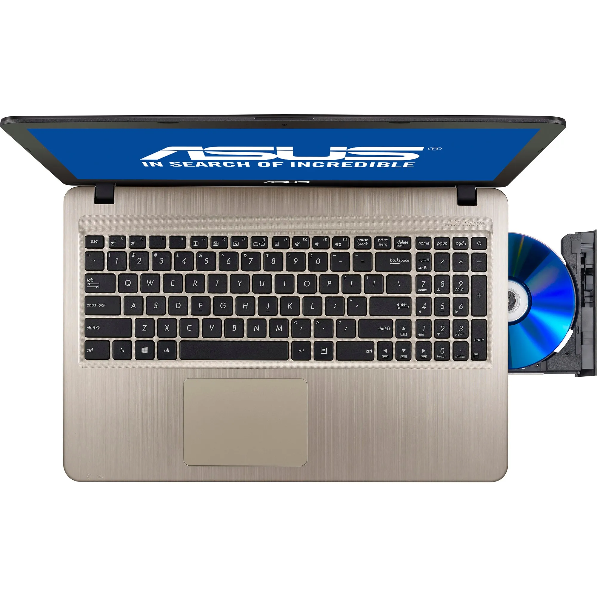 Laptop Asus A540L, Display 15.6 inch, Procesor Intel Core I3-5005U 2.0GHz, 4 Gb RAM DDR3, SSD Samsung 256 GB, CD-ROM, USB, HDMI, VGA, Ethernet, Baterie Defecta - imagine 2