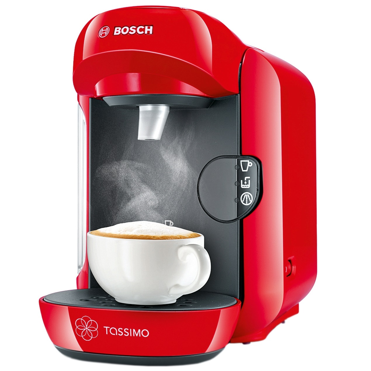 Espressor Bosch Tassimo Style TAS1103, 1400w, 3.3 bar, 0.7l , autocuratare si decalcifiere, capsule, Rosu