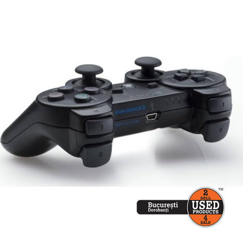 Controller SONY PlayStation 3, Wireless, Black - imagine 2