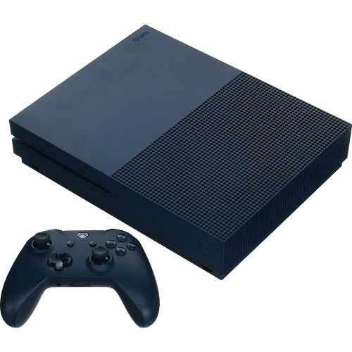 Consola Microsoft Xbox ONE S 500 Gb, Albastru, Fara Controller