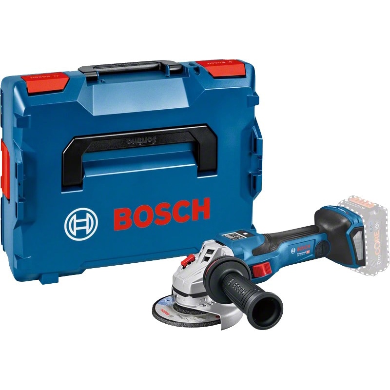 Polizor unghiular BOSCH EXPERT EXWS18V-15S, KickBack Control, 2 acumulatori Bosch EXWX18V-15S, Statie incarcare EXAL 18V-160 - imagine 2