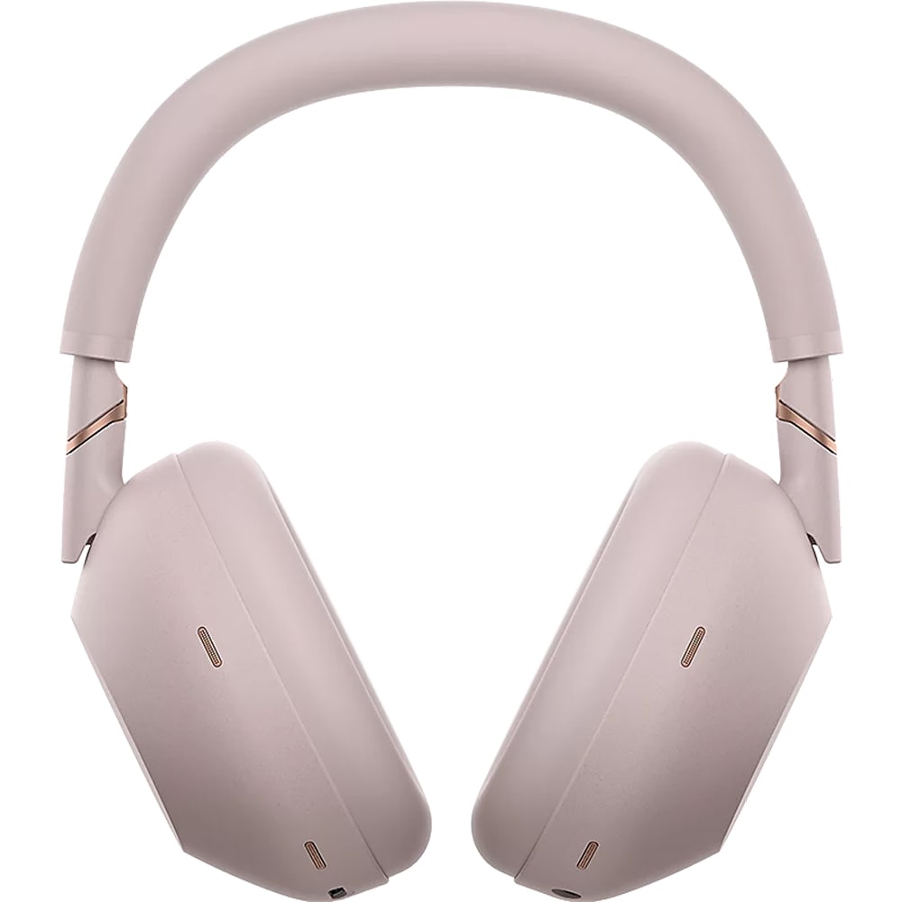 Casti Audio Over Ear SONY WH-1000XM5, Wireless, Bluetooth, Noise cancelling, Autonomie baterie 30 ore, Microfon, Alexa si Google Assistant, Greige - imagine 2