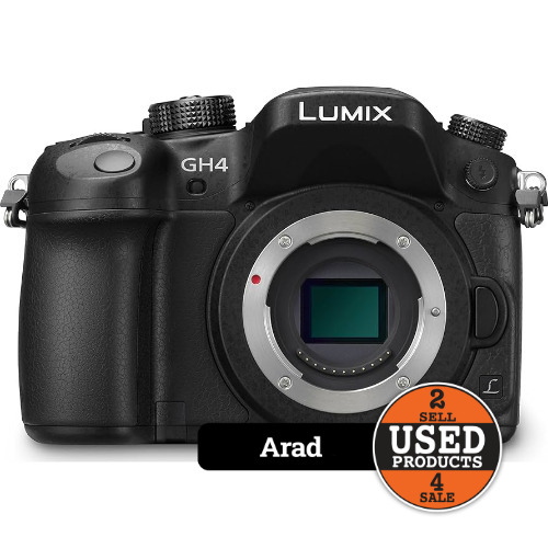 Aparat Foto Mirrorless Panasonic Lumix DMC-GH4 4K Wi-Fi 16MP