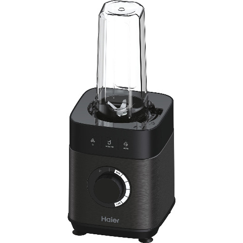 Blender Haier HBL5B2 011, 1200W, corp din metal, program automat de spart gheata si smoothie, negru - imagine 2