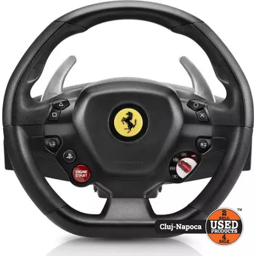 Volan si pedale Thrustmaster T80 RW Ferrari 488 GTB compatibil PS4, PS5, PC - imagine 2