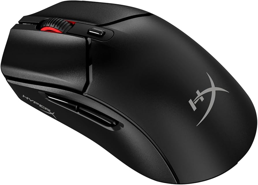 Mouse gaming wireless HyperX Pulsefire Haste 2 Core, 12000 DPI, ultrausor (70 g), 2,4GHz/Bluetooth 5.2, autonomie pana la 100 de ore, 6 butoane, software NGENUITY, PTFE skates, Negru - imagine 2