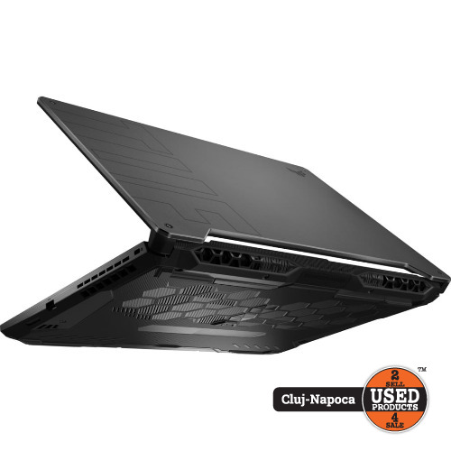 Laptop Gaming ASUS TUF F15 FX506H, 15.6 inch, FHD, 144 Hz, Intel Core i5-11400H 2.7 GHz, 16 Gb RAM 3200MHz, SSD 512 NVMe, nVidia GeForce RTX 3050 4 Gb, Wi-Fi 6, USB-C, Ethernet, HDMI, Jack 3.5mm, AuraRGB, Graphite Black - imagine 3