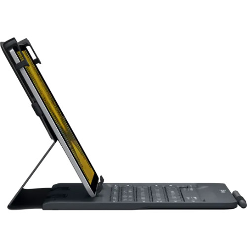 Husa cu tastatura Logitech Universal Folio, pentru tablete Apple, Android, Windows de 9-10 inch, US int., Negru