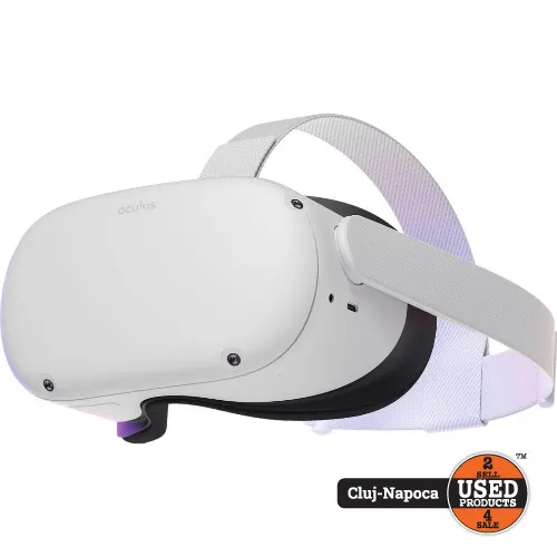 Casca VR All-in-One Meta Quest 2, 64 Gb, Rezolutie 1832 x 1920, 72Hz, USB-C, White - imagine 3