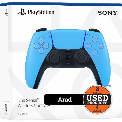 Controller Wireless SONY PlayStation 5, DualSense, Starlight Blue - imagine 2