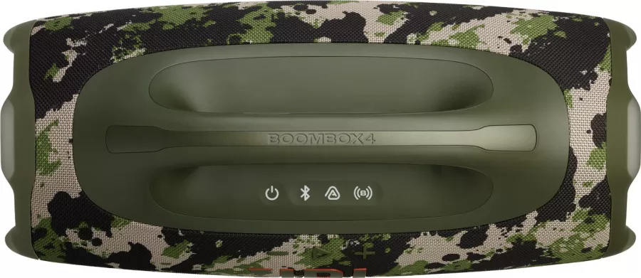 Boxa Portabila JBL Boombox 4, Putere 210W RMS, Autonomie 34 Ore, Bluetooth 5.4, Auracast, Rezistenta Apa si Praf IP68, Functie Powerbank, Baterie Inlocuibila, AI Sound Boost, USB-C, Camuflaj - imagine 2