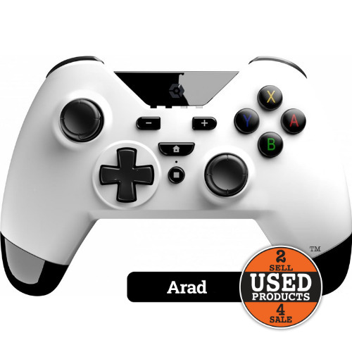 Controller Gioteck WX4 wireless compatibil Nintendo Switch ,White WX4NSW-37-MU - imagine 2