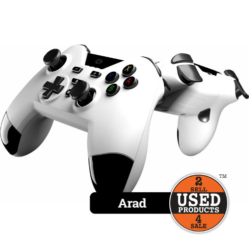 Controller Gioteck WX4 wireless compatibil Nintendo Switch ,White WX4NSW-37-MU - imagine 3