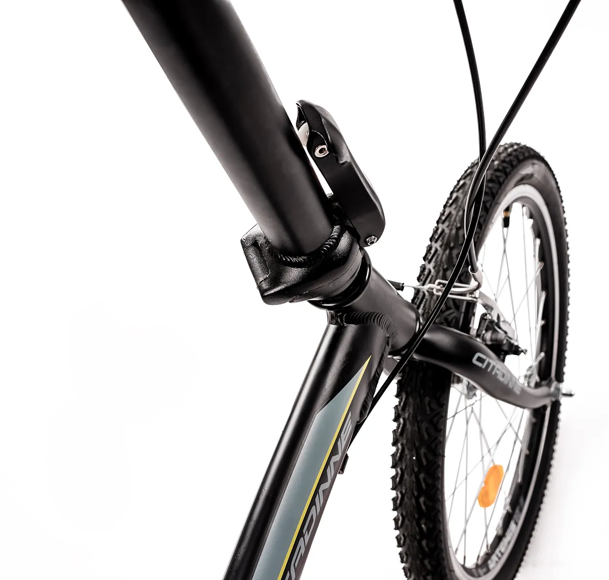 Bicicleta pliabila DHS Citadinne, 2095 Fold, Roti 20 inch, Schimbator Shimano Torney 6 Viteze, Negru - imagine 2