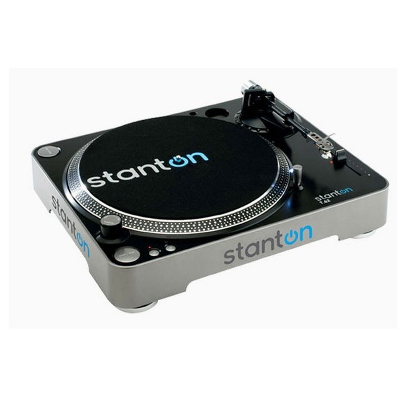 Pickup DJ Direct Drive Stanton T.62 B-EU, Brats Drept Scratch, Doza Stanton 500.v3, Pitch Control +-10 la suta, RCA, Negru