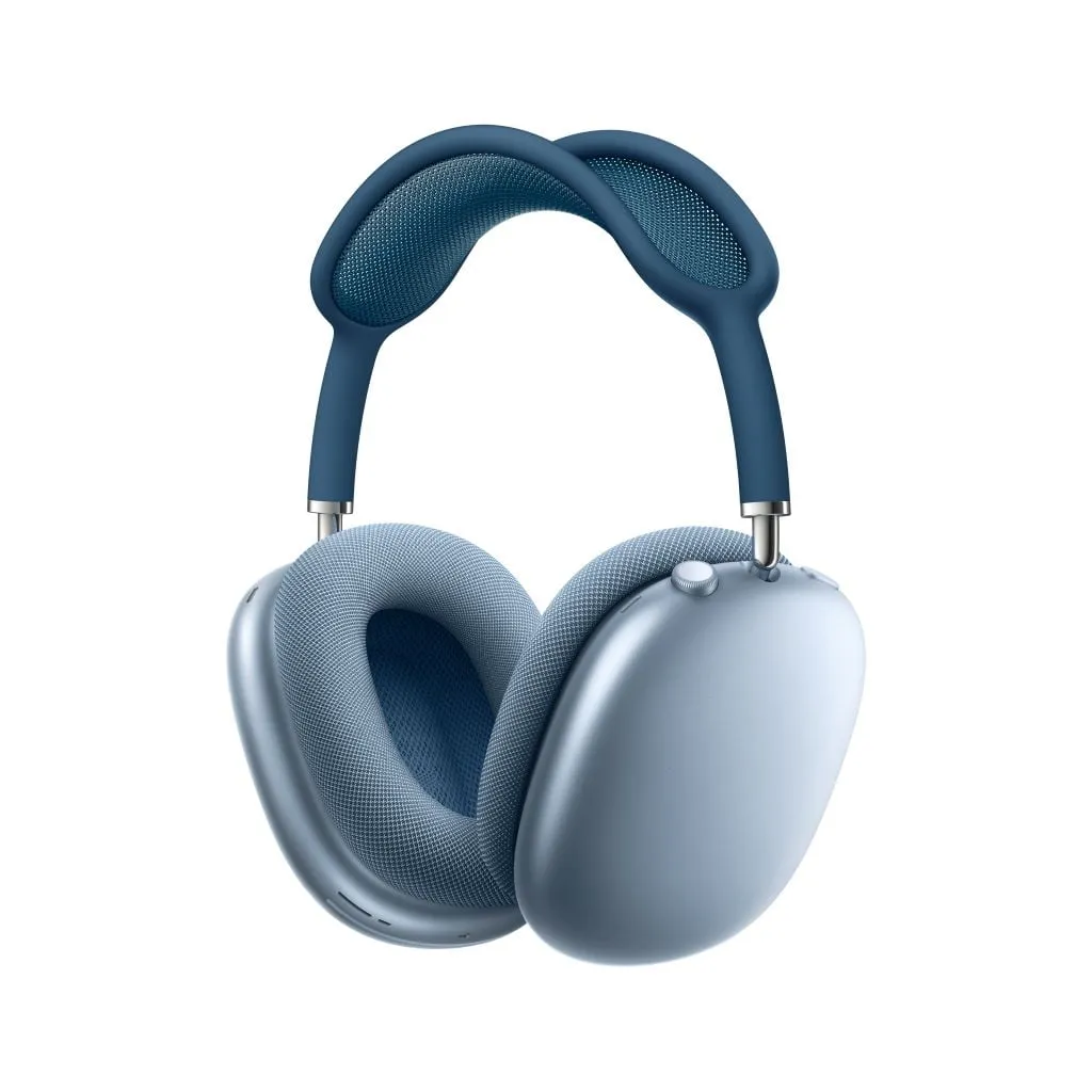 Casti audio Wireless Apple AirPods Max, Bluetooth, Noise cancelling, Microfon, A2096, Blue - imagine 2