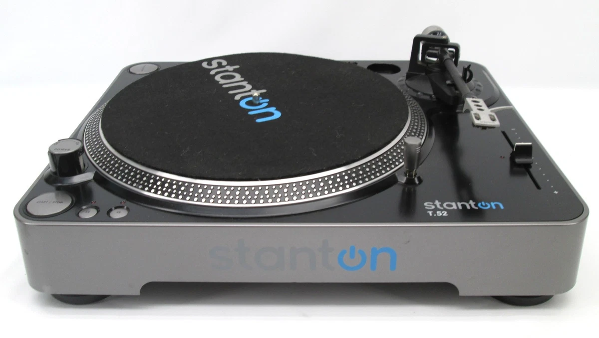 Pickup DJ Direct Drive Stanton T.62 B-EU, Brats Drept Scratch, Doza Stanton 500.v3, Pitch Control +-10 la suta, RCA, Negru - imagine 2