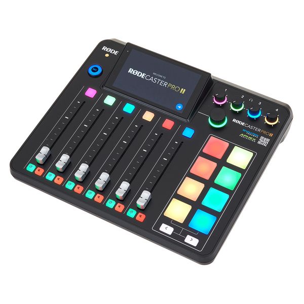 Mixer Audio Rode Rodecaster Pro II, 4 XLR pentru Microfon, 4 Gb, 8 PAD Smart, Negru - imagine 3