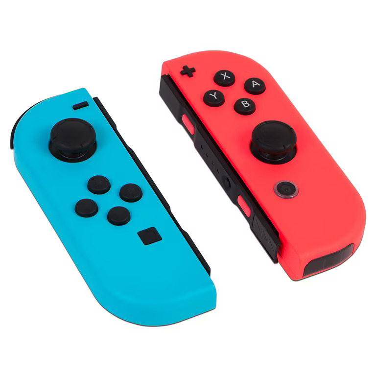 Set Controller Joy-Con Compatibil Nintendo Switch, Rosu-Albastru