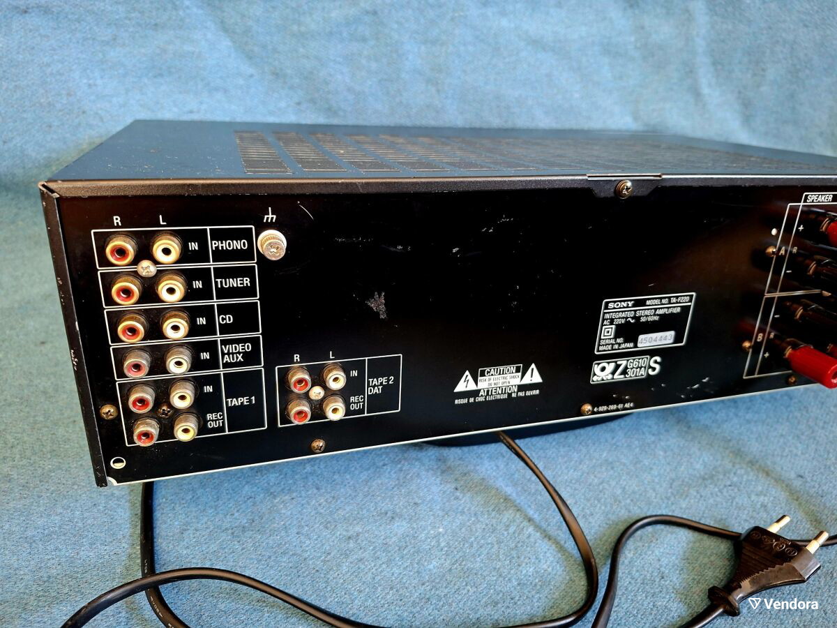Amplificator Sony TA-F220, 20 Hz - 20 kHz, CD, Tuner, AUX, THD 0.03 - imagine 2