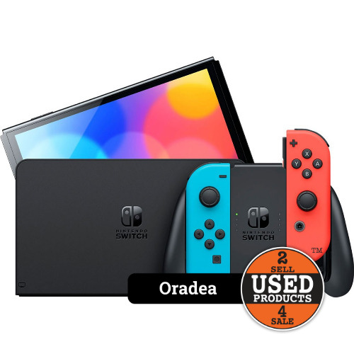 Nintendo Switch OLED 64GB Black - Verificat cu Garantie