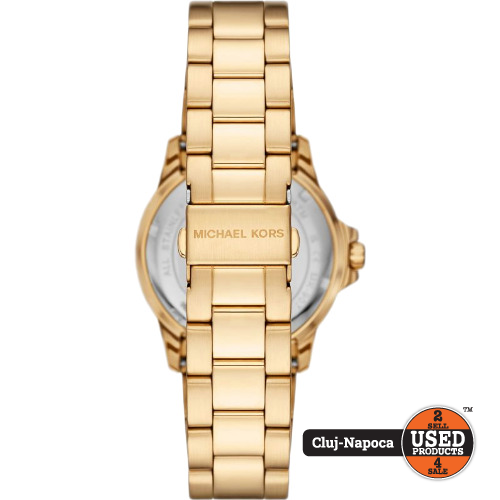 Ceas barbatesc Michael Kors Everest MK9078, 40mm, Quart, Otel inoxidabil, 10ATM, Gold, Analog - imagine 2