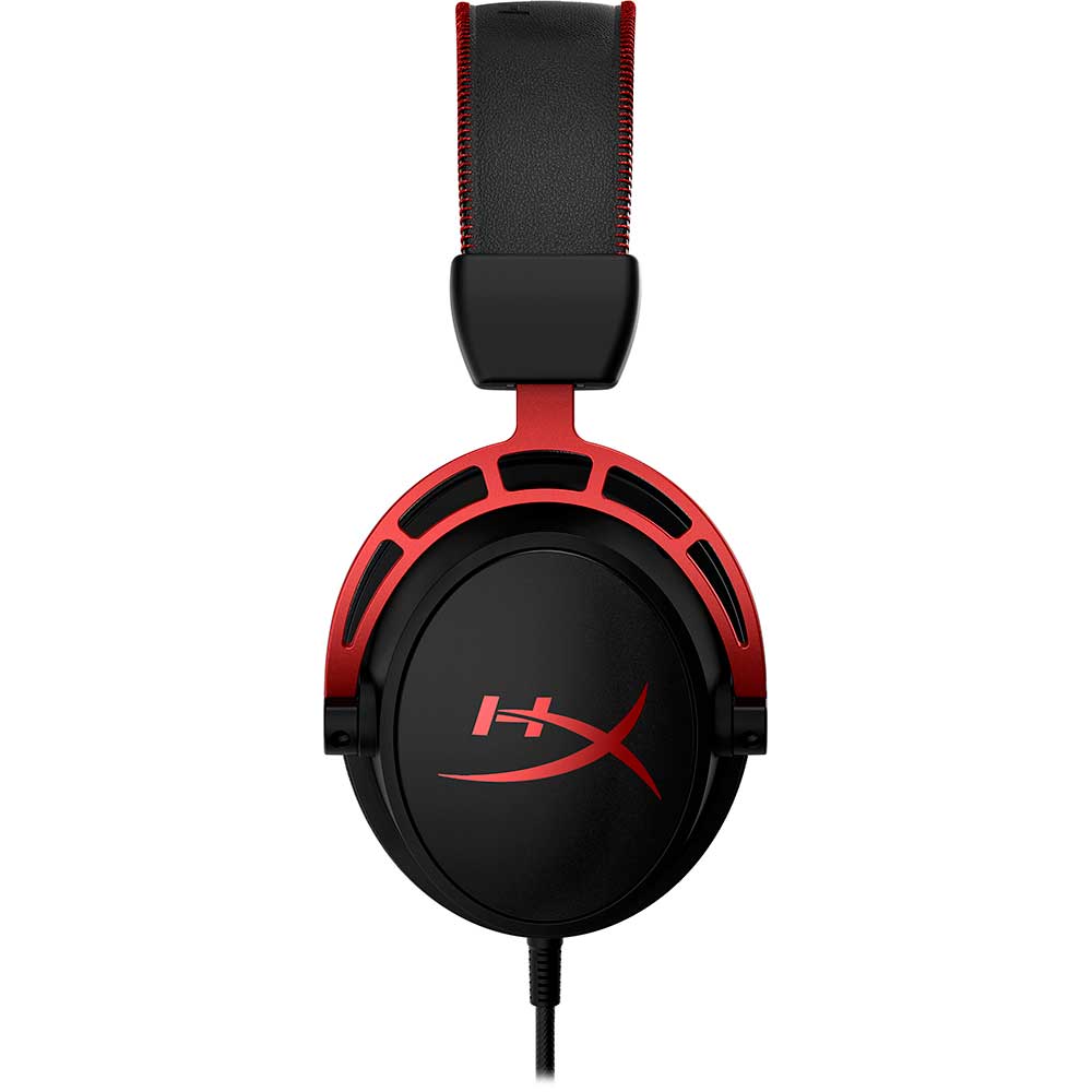 Casti Gaming On Ear HyperX Cloud Alpha, Jack 3.5mm, Microfon, Multiplatforma, Negru/Rosu - imagine 3