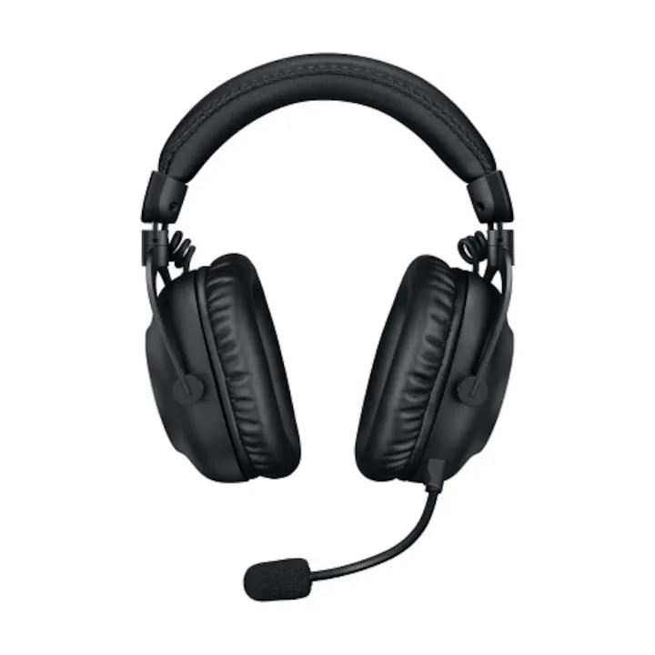 Logitech G Pro X cu fir (Wired), Difuzoare PRO-G de 50mm, Tehnologie Microfon Blue VO!CE, DTS Headphone:X 2.0 - imagine 2